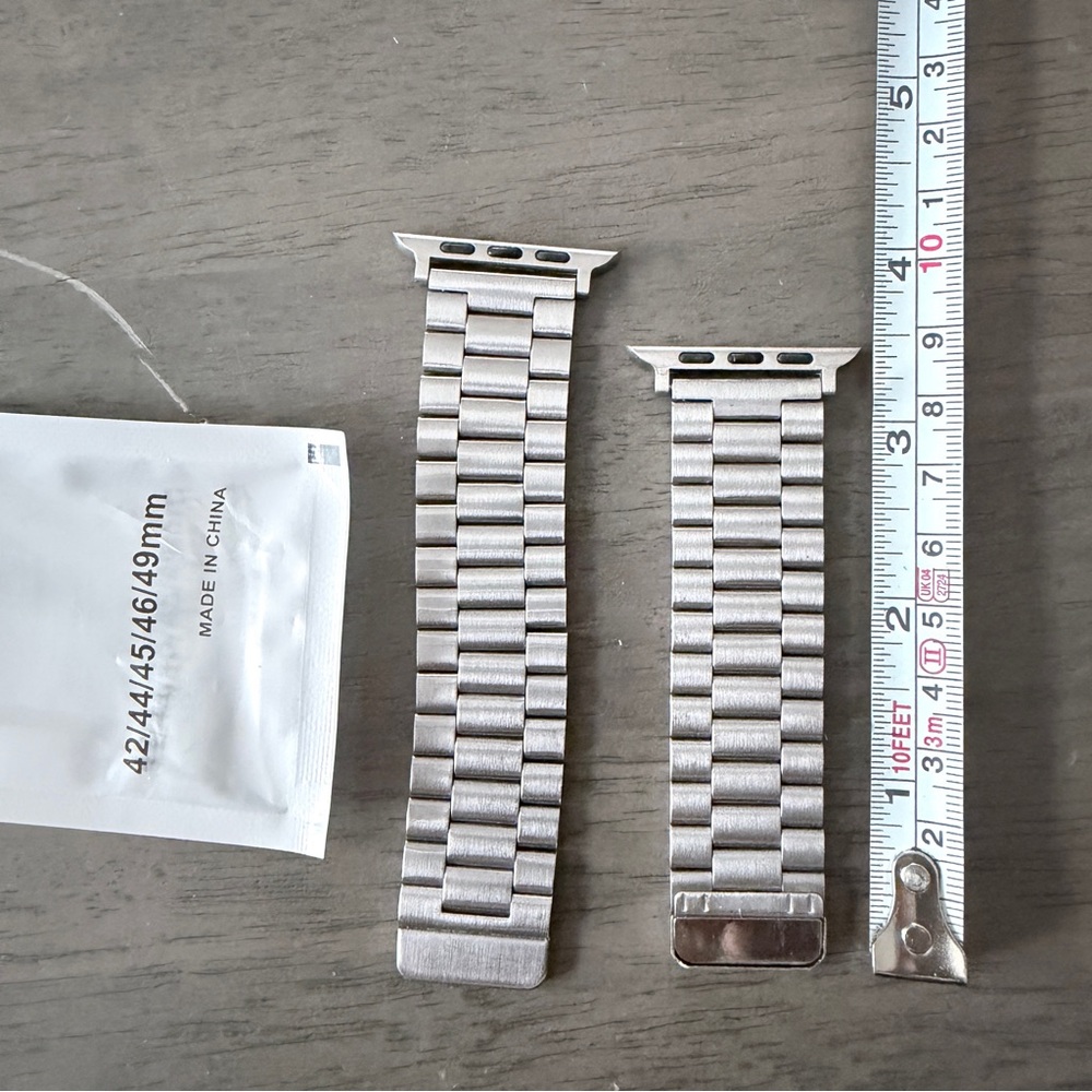 Silver Metal Watch Band